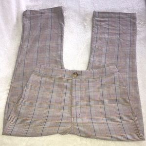 Plaid multi-colored cargo pant
